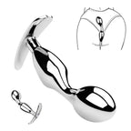 Prostate Massage Toys - Stainless Steel Butt Plug Anal Toys for Men Women - Domlust