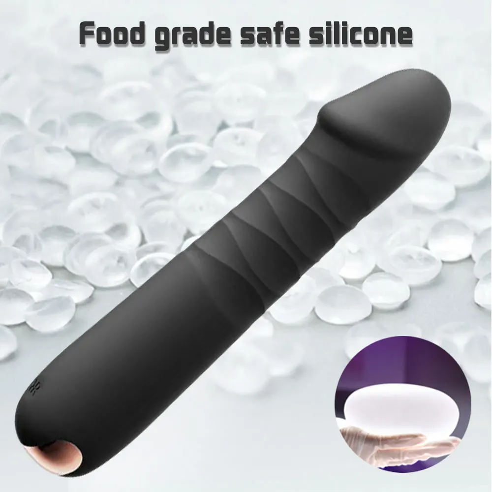Thrusting Anal Dildo Vibrator - 10 Telesopic G Spot Stimulator Prostate Massager