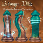 Fantasy Animal Dildo Butt Plug - Exotic Cobra Monster Anal Dildos Male Female Sex Toys