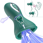 Oral Sex Sucking Female Masturbation Cup - Clit Nipple Rotating Clamp Women Vibrator