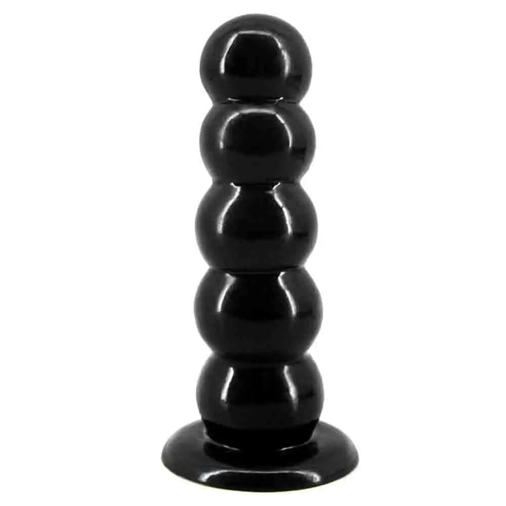 Suction Cup Huge Dildo Butt Plug - Graduated Beads Anal Dildos Sex Toys for Men Women
