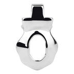 No Ball Ring Chastity Cage 2.0 Stainless Steel Glans Locking Male Chastity Device for Long-Term Comfortable Wear