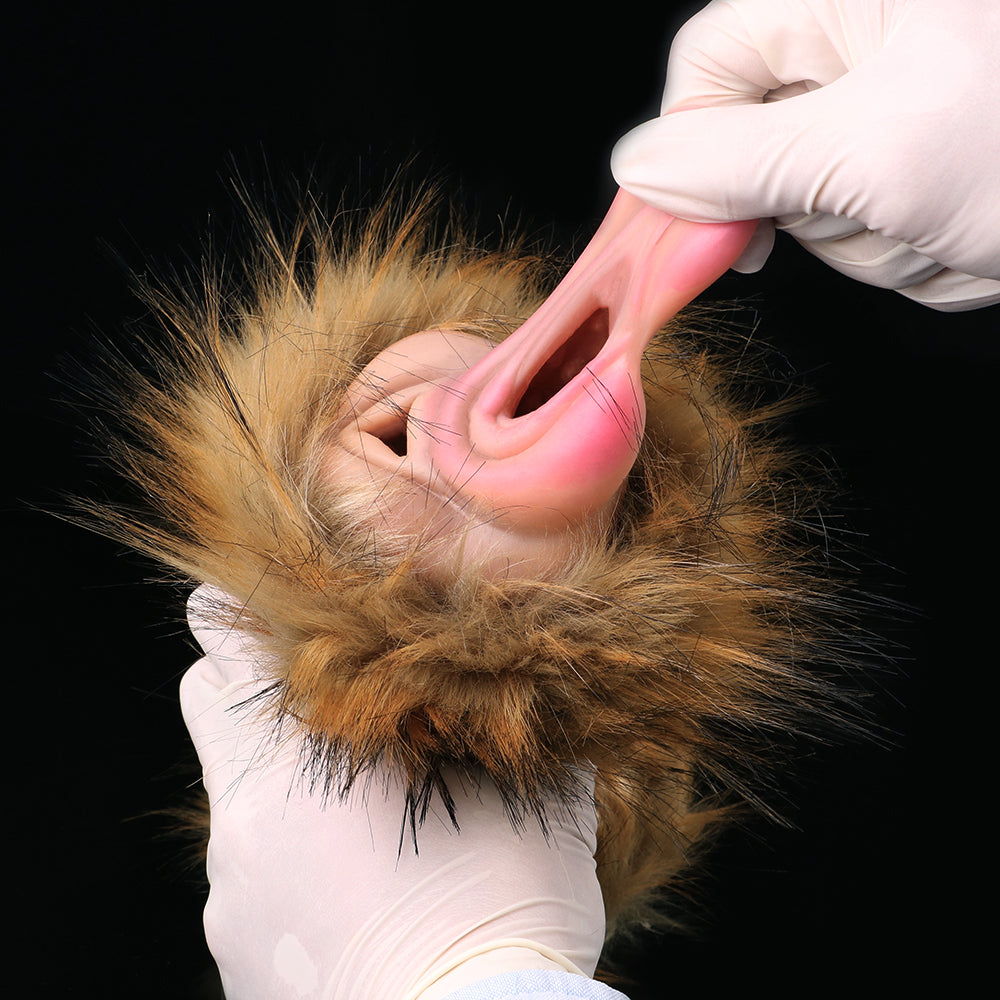 Tiger Furry Pocket Pussy – Realistic Beast Vagina Masturbator | Domlust Heavy Fetish Silicone