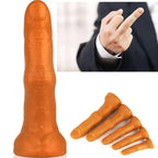 Realistic Finger Dildo Anal Plug - Silicone Suction Cup Anal Dildos Women Sex Toys