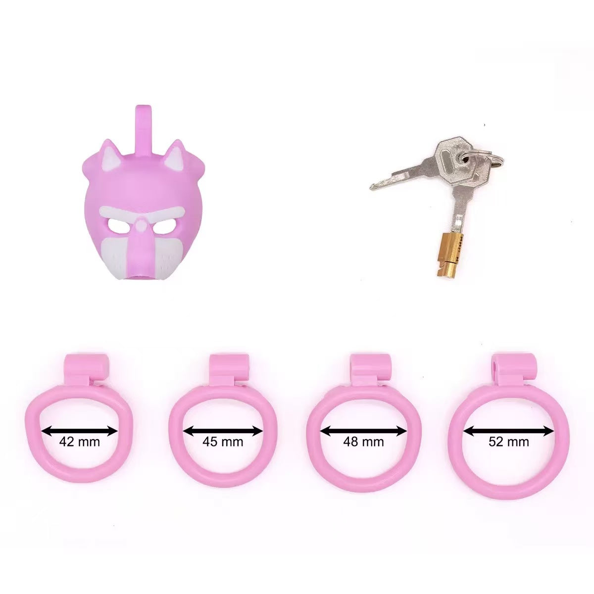 Puppy Play Bulldog Chastity Cage – Cute Resin Locking Device for Men