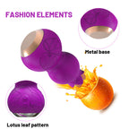 Fantasy Gourd Clit Stimulator - Tongue Licking Nipple Clitoral Vibrator Women Sex Toy