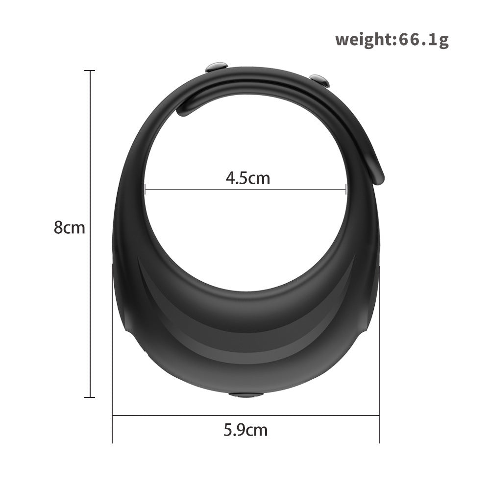 Vibrating Cock Ring Male Sex Toys - Adjustable Girthy Penis Size Sheath Enhancer