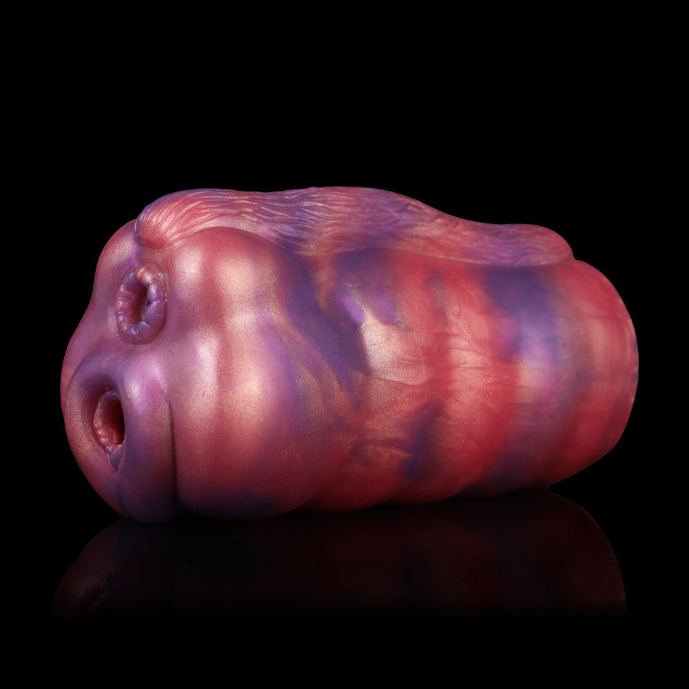 Fantasy Monster Pocket Pussy Male Masturbator - Double Hole Penis Masturbation Silicone Stroker