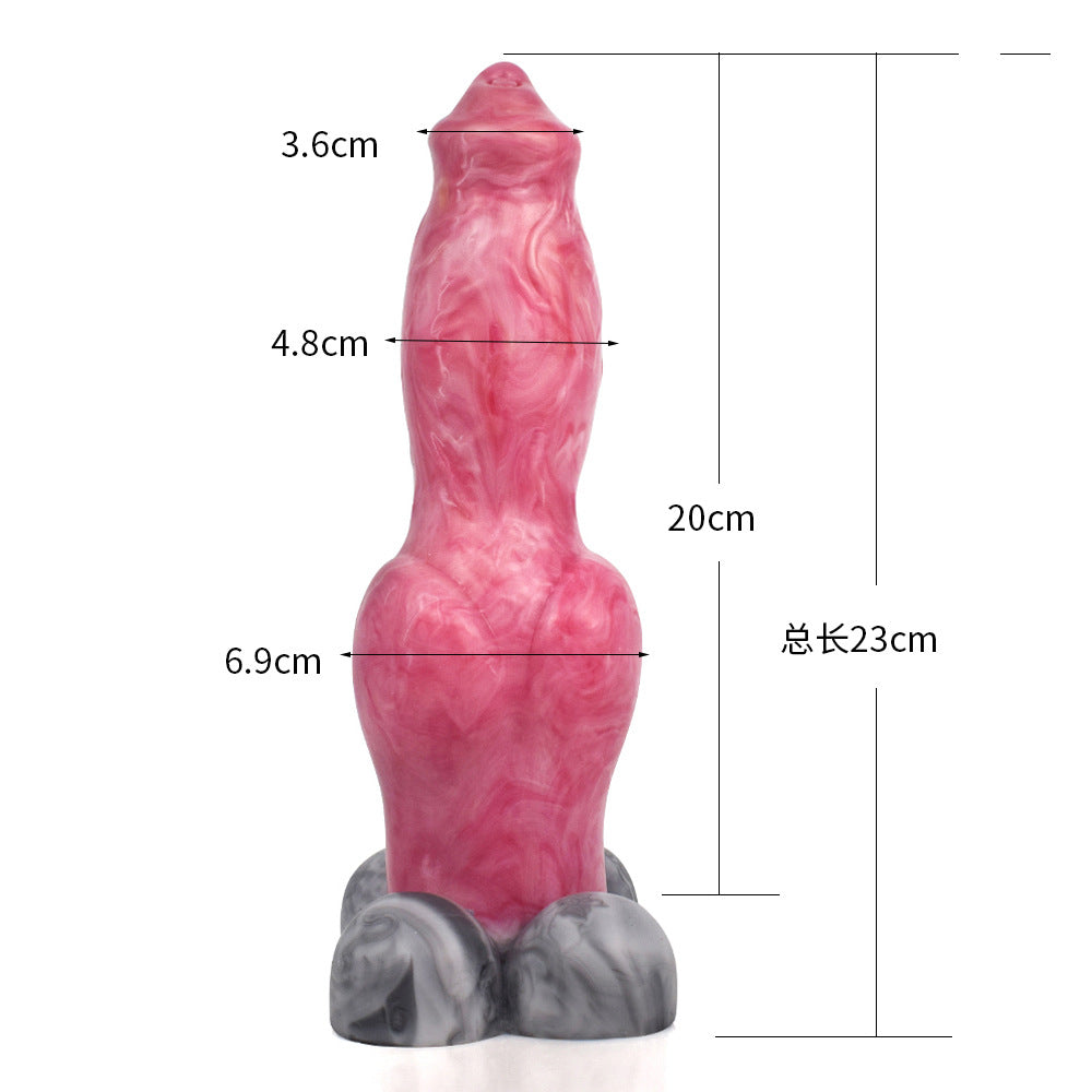 Squirting Dog Dildo Butt Plug - Monsterdildo Vaginal Anal Stimulator Silicone Sex Toy for Women