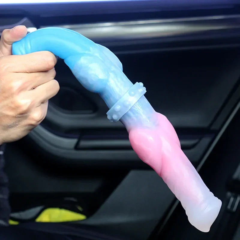 Double End Anal Dildos - Realistic Silicone Dildos Vagina Sex Toys for Women Lesbian