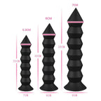Huge Dildo Anal Plug - Big Thread Spire Shape Anal Dildos Butt Plug Sex Toys