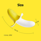 Banana Clit Clamp Tongue Vibrator - Nipple Massage G Spot Vibrating Dildo Women Gifts