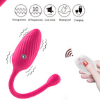 Remote Control Panty Egg Vibrator - E-stim Shocking Vibrating Butt Plug - Domlust