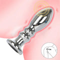 Vibrating Dildo Butt Plug - Metal Dildos G Spot Prostate Massage Anal Toys