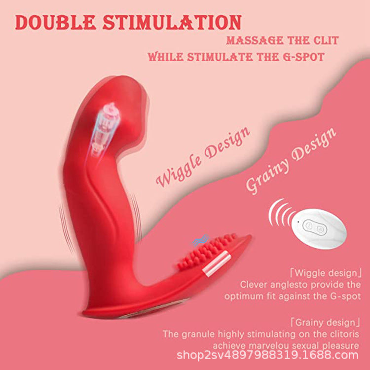 APP Controlled Realistic Dildo G Spot Clitoral Vibrator - Clit Knots Stimulator Remoter Female Sex Toy