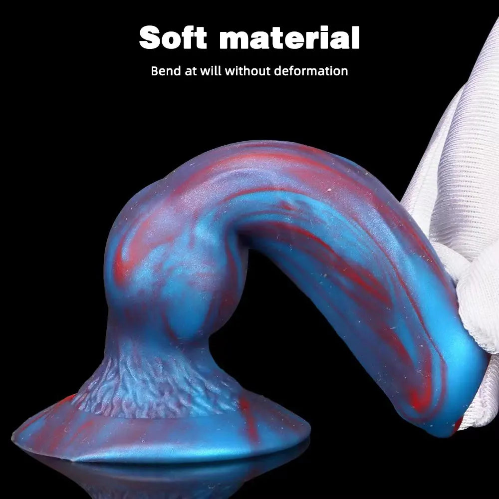 Small Dog Dildo Gifts - Colorful Silicone Knotted Animaldildo Little Butt Plug Prostate Toy