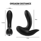 Remote Control Inflatable Anal Plug - Vibrating Dildo Butt Plug Prostate Massager