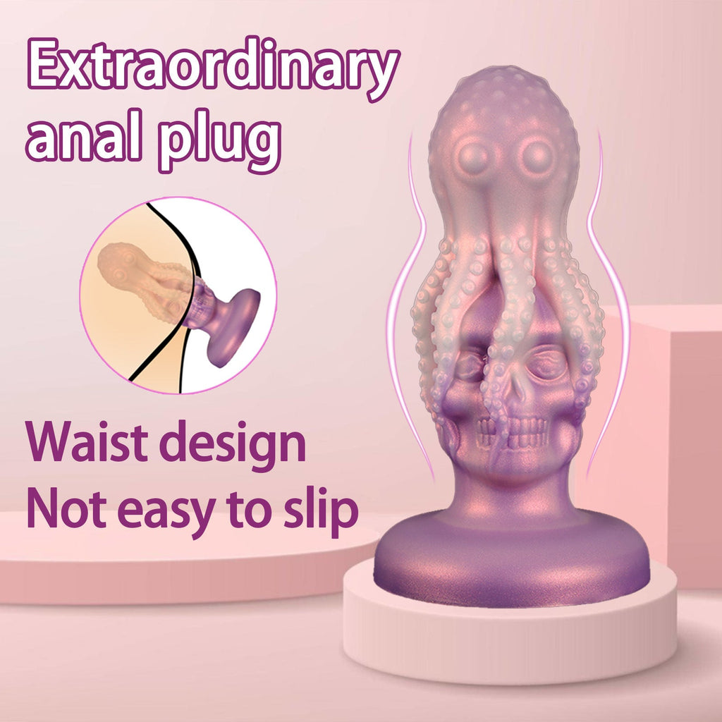 Octopus Tentacle Dildo Butt Plug - Monsterdildo Silicone Vagianl Anal Stimulator Sex Toy