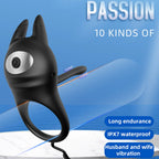 Vibrating Cock Ring Penis Massager Clitoral Stimulator - Rabbit Clit Clamps Couple Sex Toys