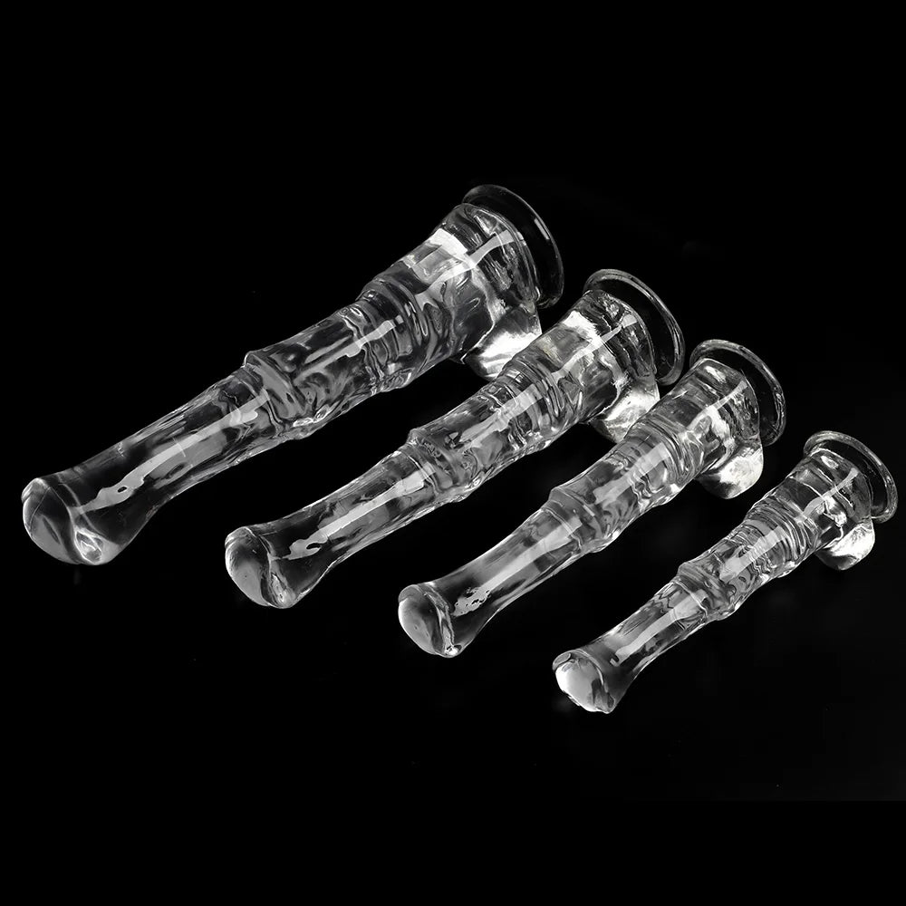 Crystal Realistic Horse Dildo Women Masturbator - Jelly Suction Cup Animaldildo Anal Orgasm