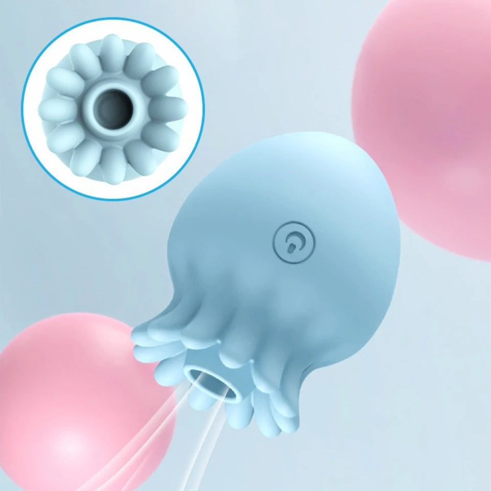 Jellyfish Clit Sucking Stimulator - Nipple Clitoral Vibrator Female Sex Toys