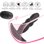 Remote Controlled Thrusting Dildo Butt Plug - Vibrating Anal Plug for Men Women
