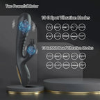 Clit Clamps Rabbit Vibrator - Vibrating Dildo Double End G Spot Clitoral Stimulator