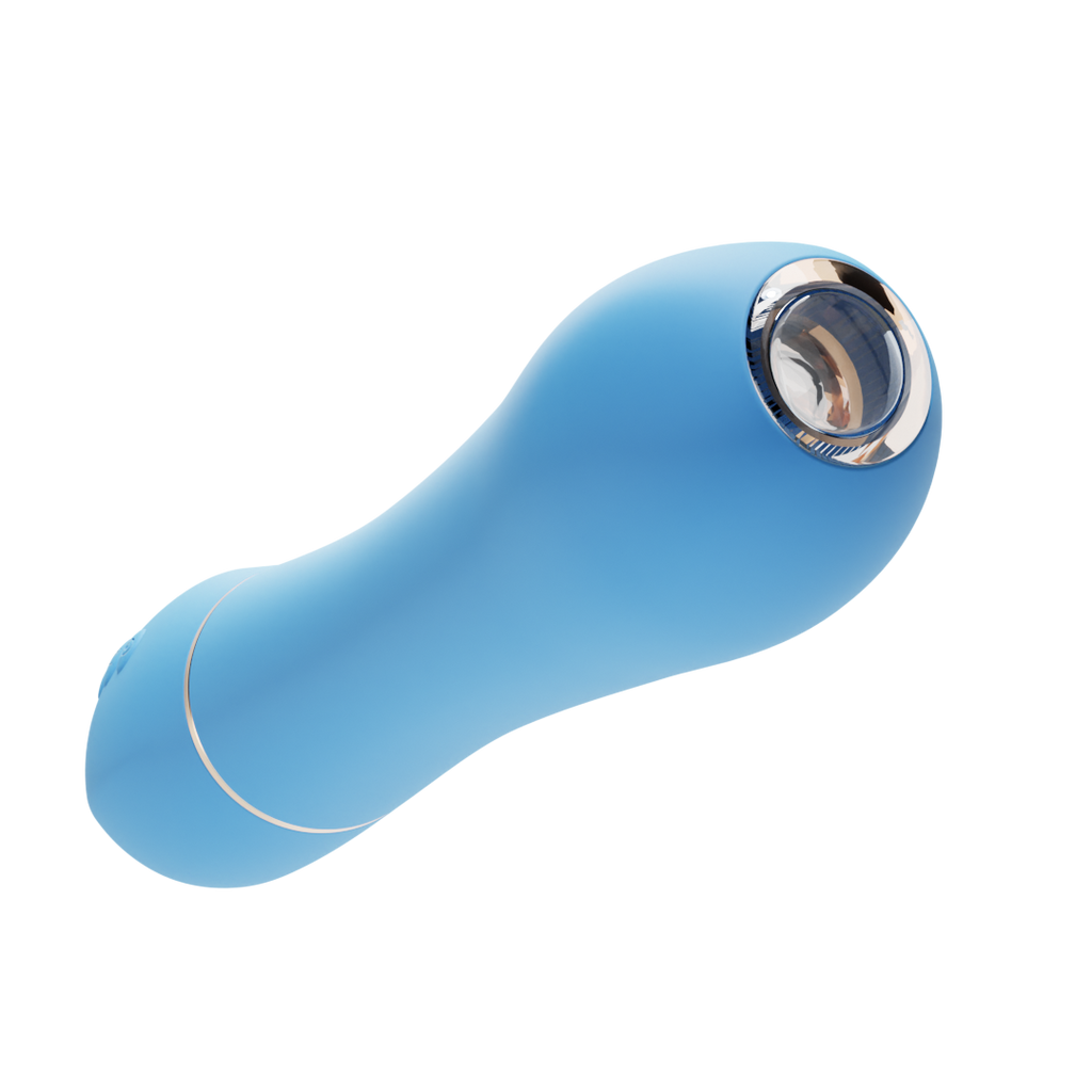 Domlust Endoscope Vibrator – App-Controlled 3-in-1 Thrusting Vibrating Live-View Camera Platinum Silicone Sex Toy