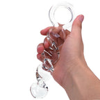 Glass Dildo Butt Plug - Pyrex Crystal G-spot Anal Sex Toys for Women Men