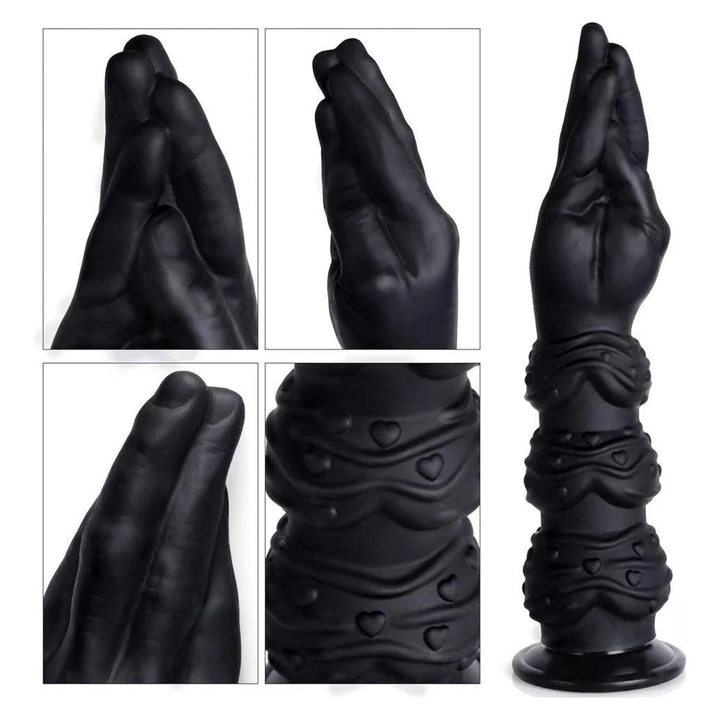 Long Giant Dildo Anal Plug - Hand Arm Silicone Anal Dilator Butt Plug G Spot Prostate Milking