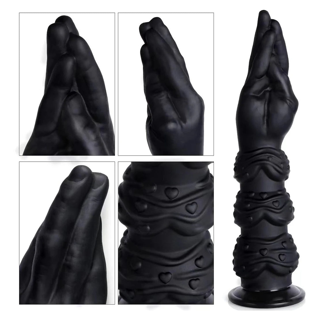 Long Giant Dildo Anal Plug - Hand Arm Silicone Anal Dilator Butt Plug G Spot Prostate Milking