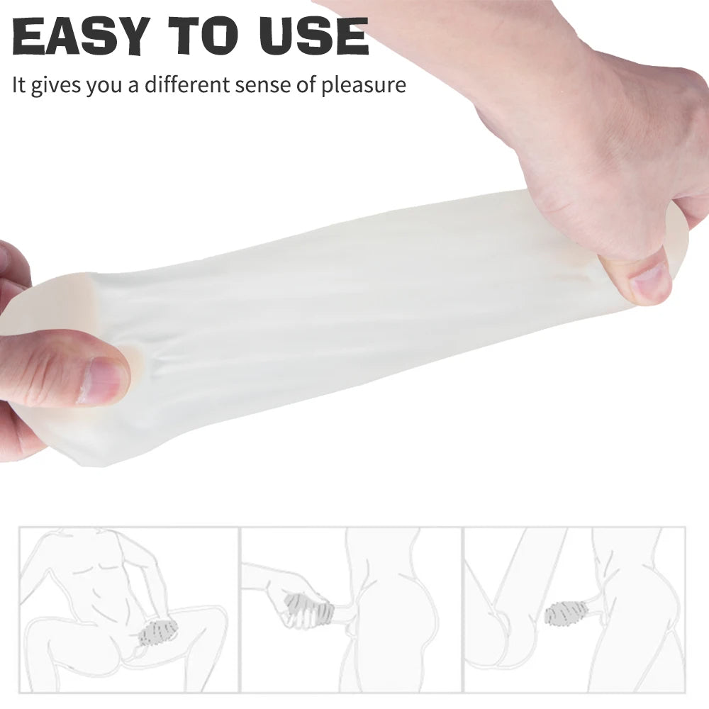 Tenga Egg Pocket Pussy Male Masturbator - Jelly Silicone Realistic Vagina Masturbation Sleeve