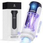 Strap On Male Masturbator - Thrusting Pocket Pussy Adult Stroker Blowjob Sex Toys for Men