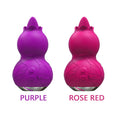 Fantasy Gourd Clit Stimulator - Tongue Licking Nipple Clitoral Vibrator Women Sex Toy