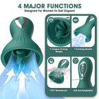 Oral Sex Sucking Female Masturbation Cup - Clit Nipple Rotating Clamp Women Vibrator