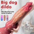 Huge Animal Dildo Butt Plug - Monster Wolf Dildo Vaginal Anal Sex Toys