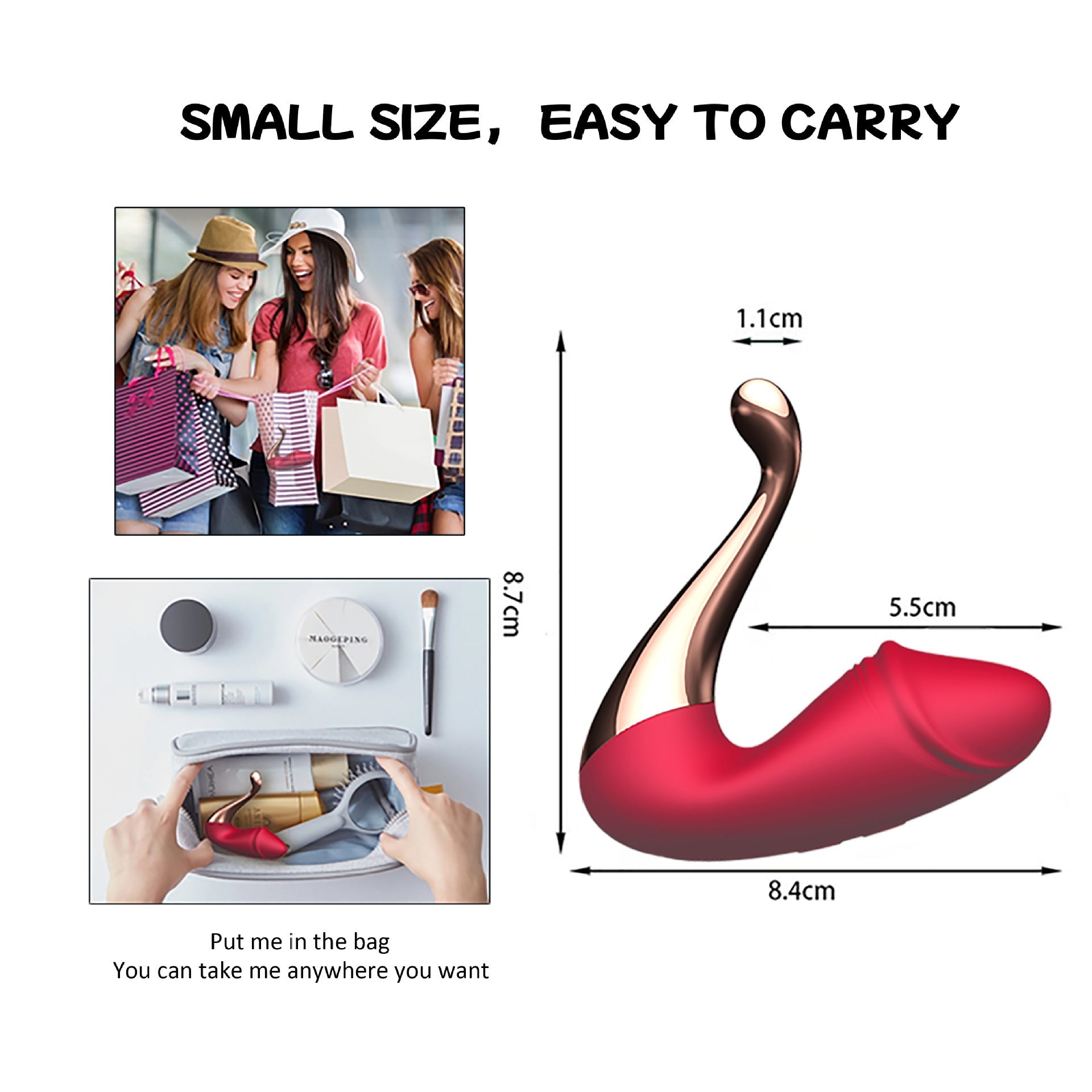Swan Realistic Dildo Vibrating Panties - APP Control Double Clit Vibrator Wopmen Masturbator Gifts