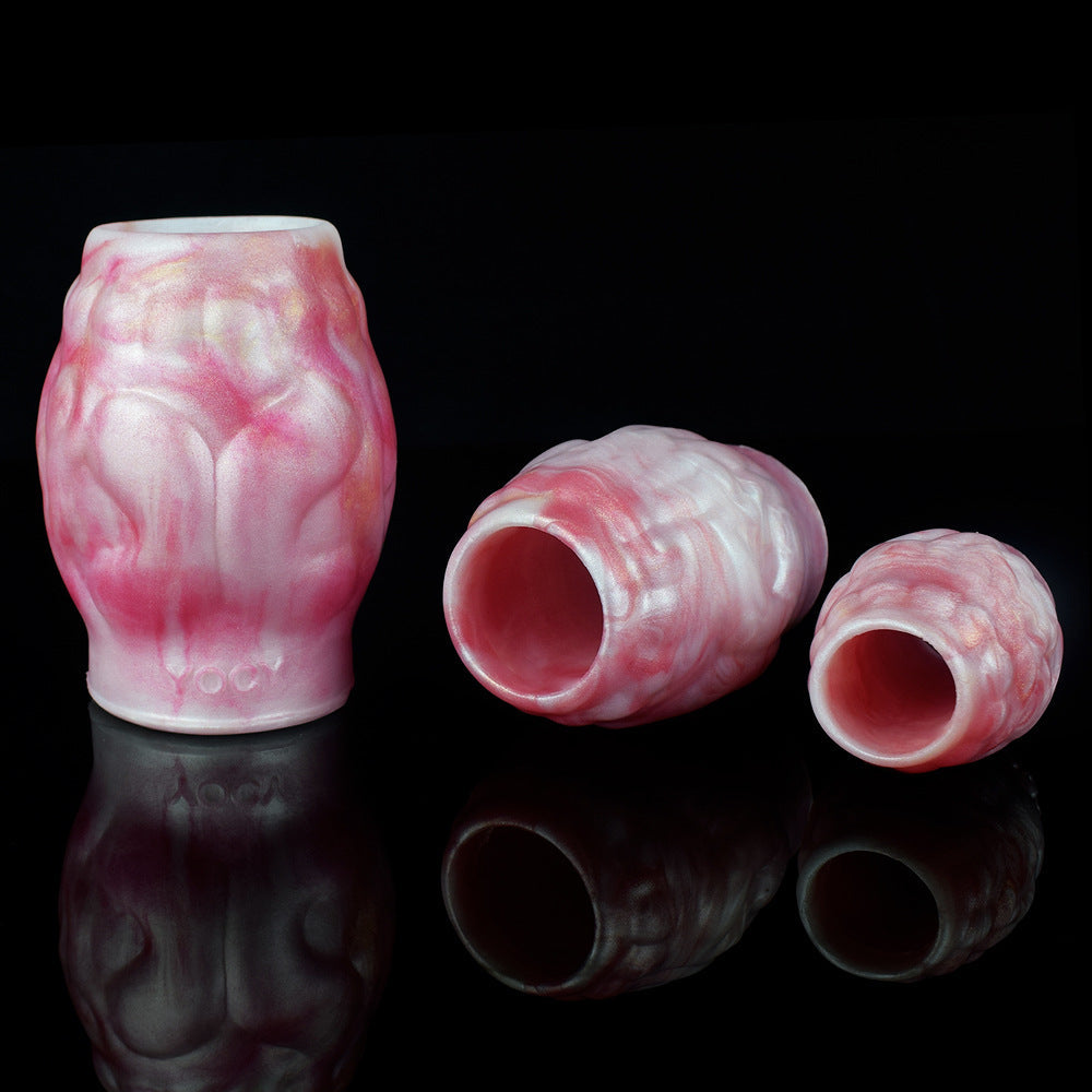 Silicone Cock Sleeve Penis Ring Enlarger Sex Toy for Men - Monsterdildo Condom Sex Shop