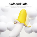 Banana Clit Clamp Tongue Vibrator - Nipple Massage G Spot Vibrating Dildo Women Gifts