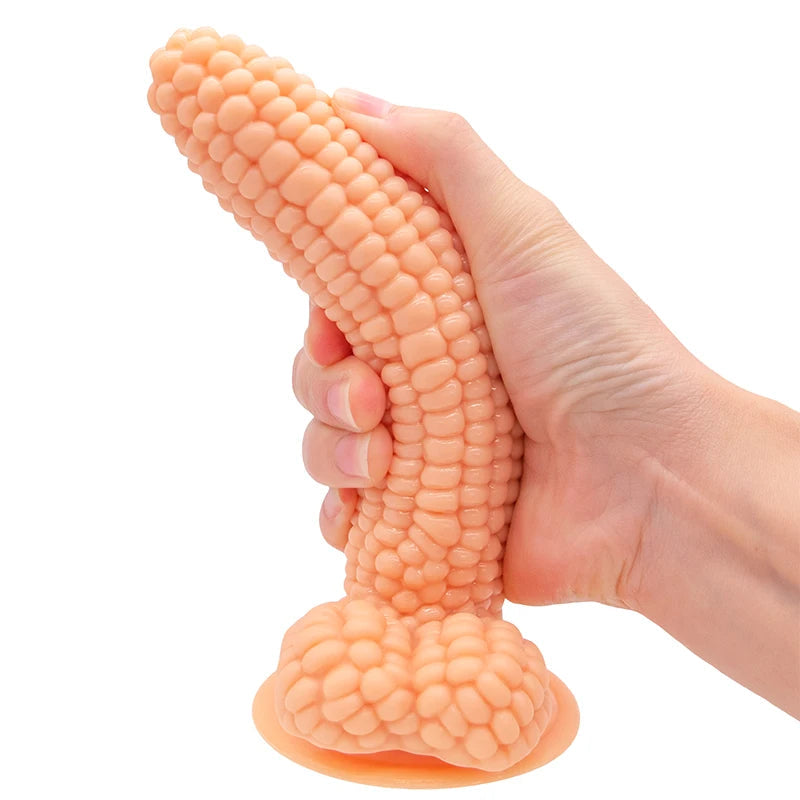 Fantasy Anal Dildo Butt Plug - Exotic Realistic Corn Dildo Silicone Anal Sex Toys