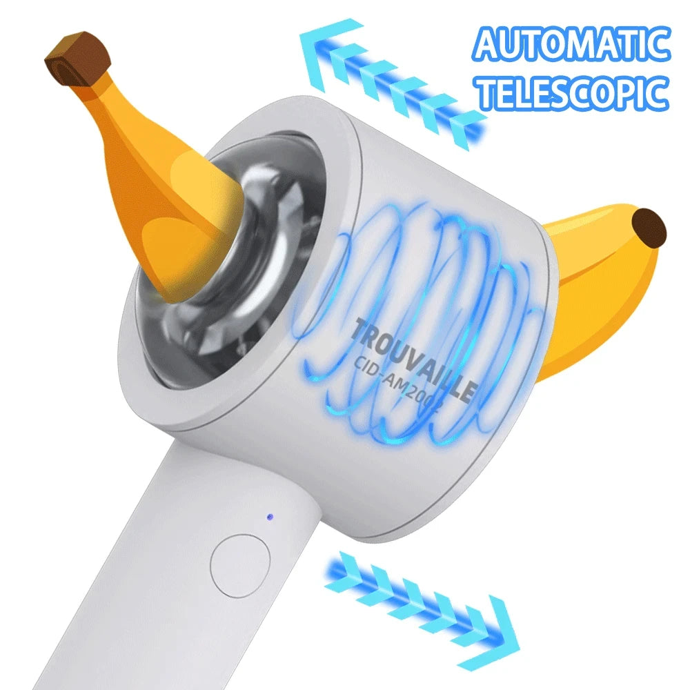 Hair Dryer Male Masturbator Adult Stroker - Powerful Thrusting Pussy Sleeve Male Sex Toys