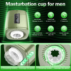 Handy Male Masturbator - Thrusting Rotating Pocket Pussy Adult Stroker Sex Toy for Men