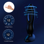 Remote Control Anal Dildo Vibrator - Tickle Flapping Prostate Massager