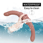 Double End Realistic Dildos Butt Plug - Silicone Fantasy Dildo Anal Sex Toys for Couple