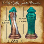 Fantasy Animal Dildo Butt Plug - Exotic Cobra Monster Anal Dildos Male Female Sex Toys