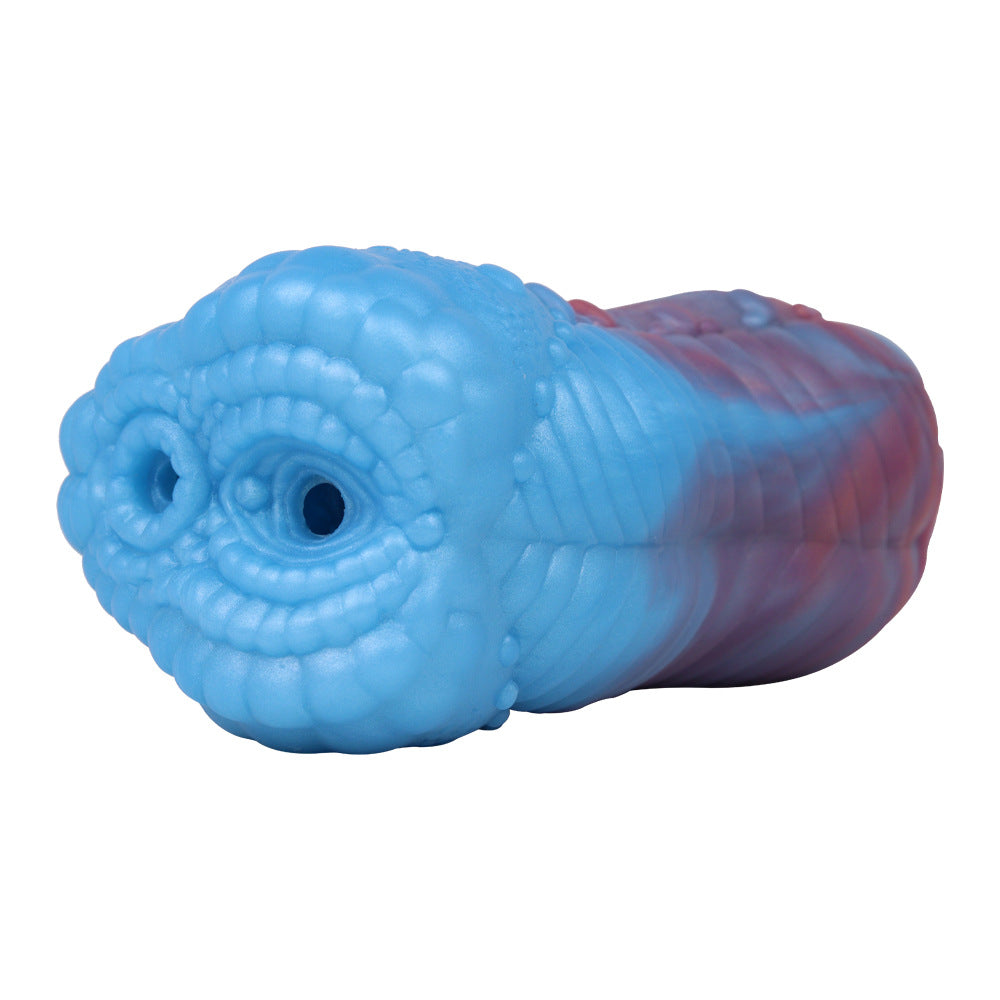 Colorful Monster Pussy Penis Masturbation Sex Toys for Men - Fantasy Vaginal Oral Sex Orgasm