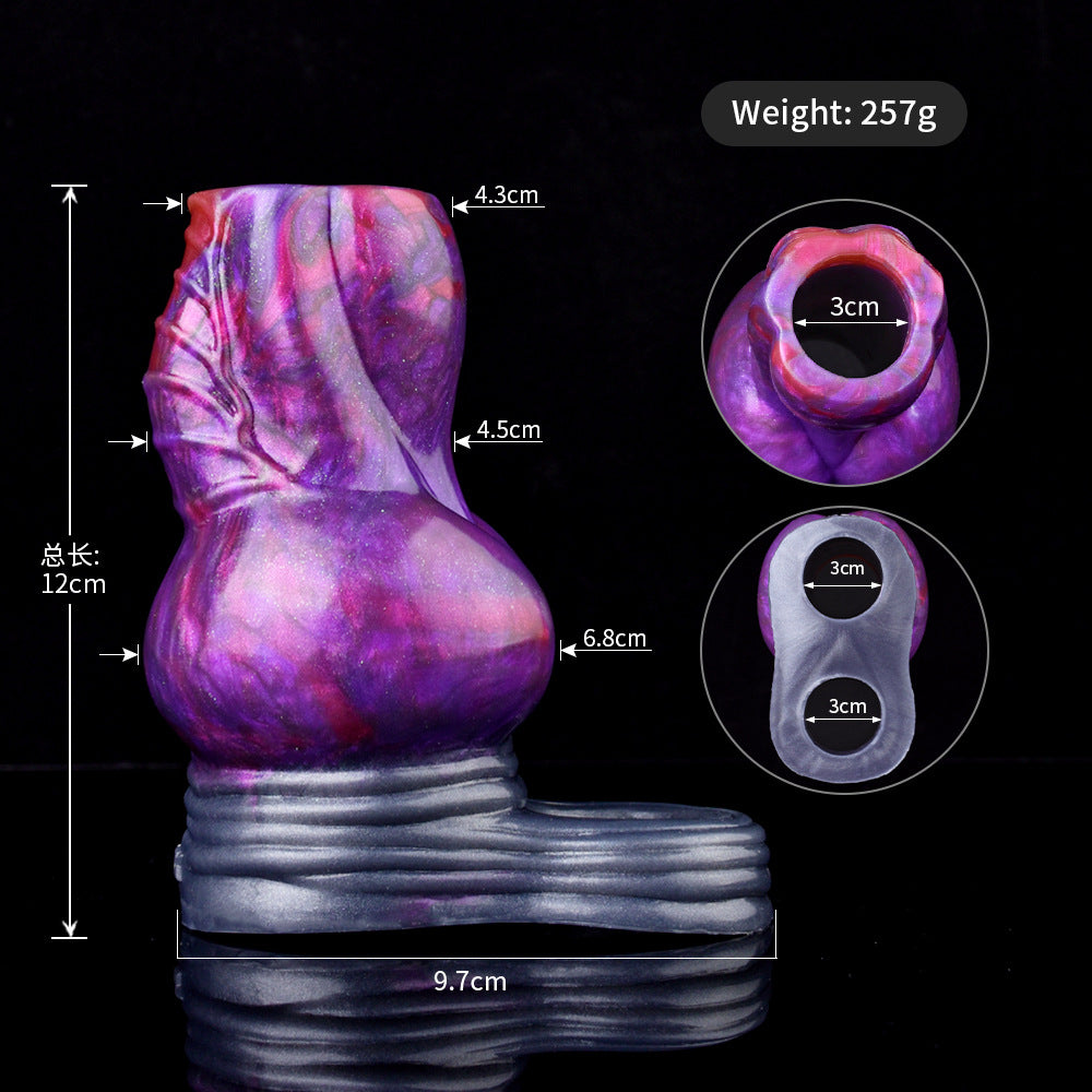 Dragon Knot Cock Sleeve Sex Toys for Men - Fantasy Penis Sheath Beast Sex Enlarger Condom