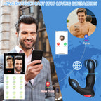 APP Controlled Prostate Massgaer - 360° Rotation Clamp Vibrating Butt Plug Panty Vibrator