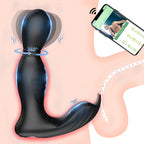 APP Controlled Prostate Massgaer - 360° Rotation Clamp Vibrating Butt Plug Panty Vibrator