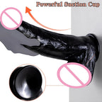 Huge Realistic Dildo Butt Plug - 2.9 inch Big Girth Anal Dildos Sex Toys for Women Men